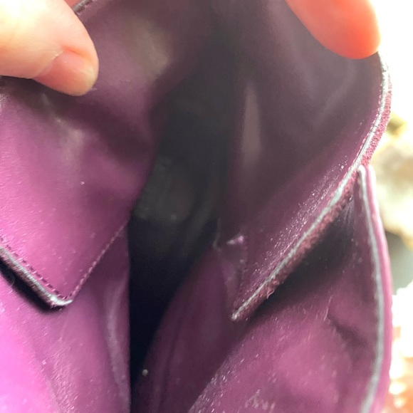 Kate Spade Saturday purple leather & suede boots - lightly worn. - Picture 7 of 7